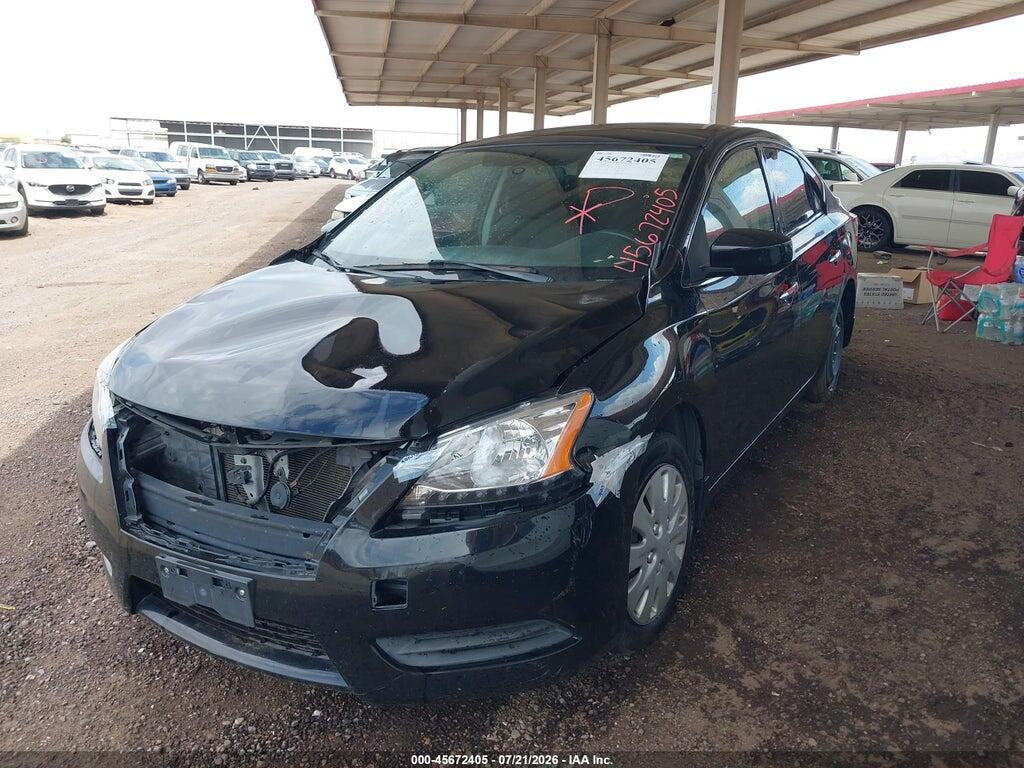 3N1AB7AP1EL674805 2014 NISSAN SENTRA photo no. 2
