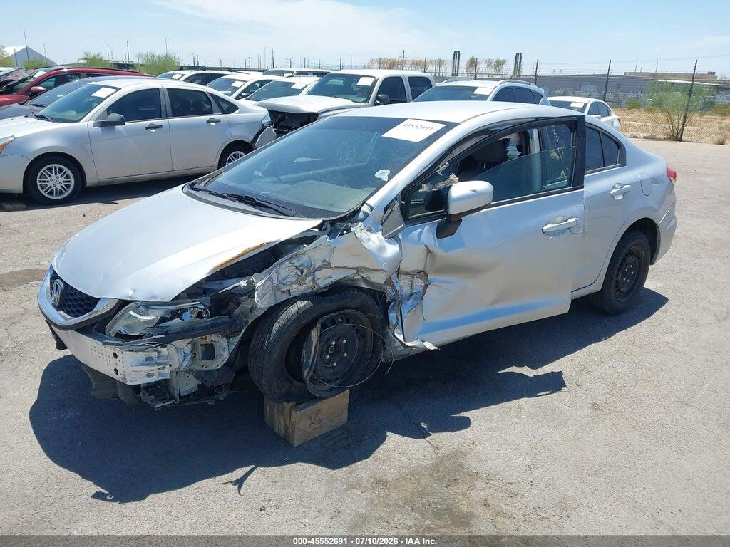 19XFB2F50EE213323 2014 HONDA CIVIC photo no. 2