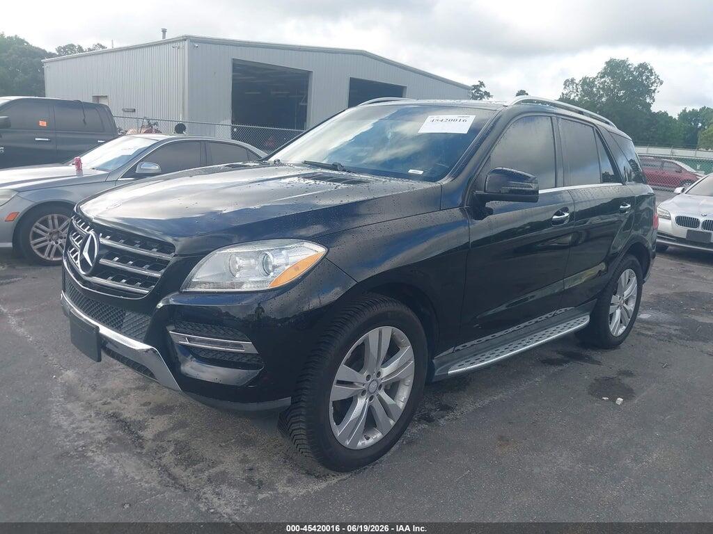 4JGDA5JB2FA593645 2015 MERCEDES-BENZ ML 350 photo no. 2