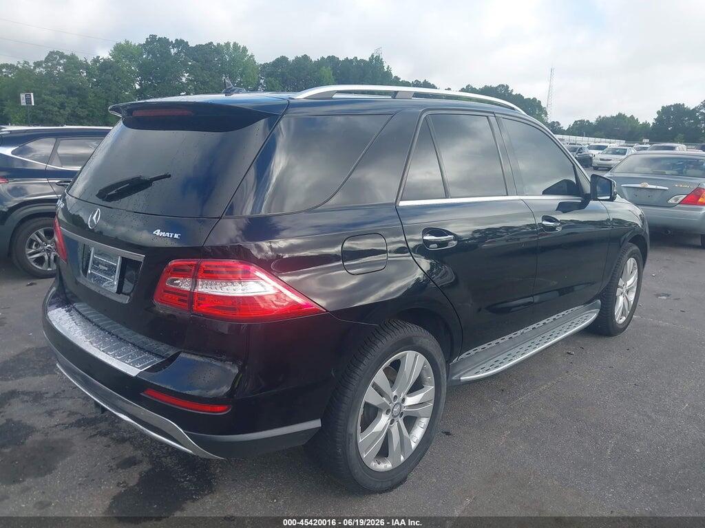4JGDA5JB2FA593645 2015 MERCEDES-BENZ ML 350 photo no. 4
