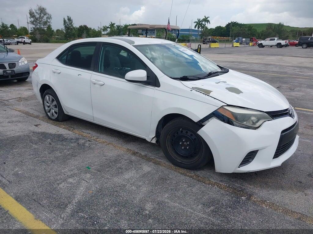 2016 TOYOTA COROLLA 5YFBURHE6GP446591
