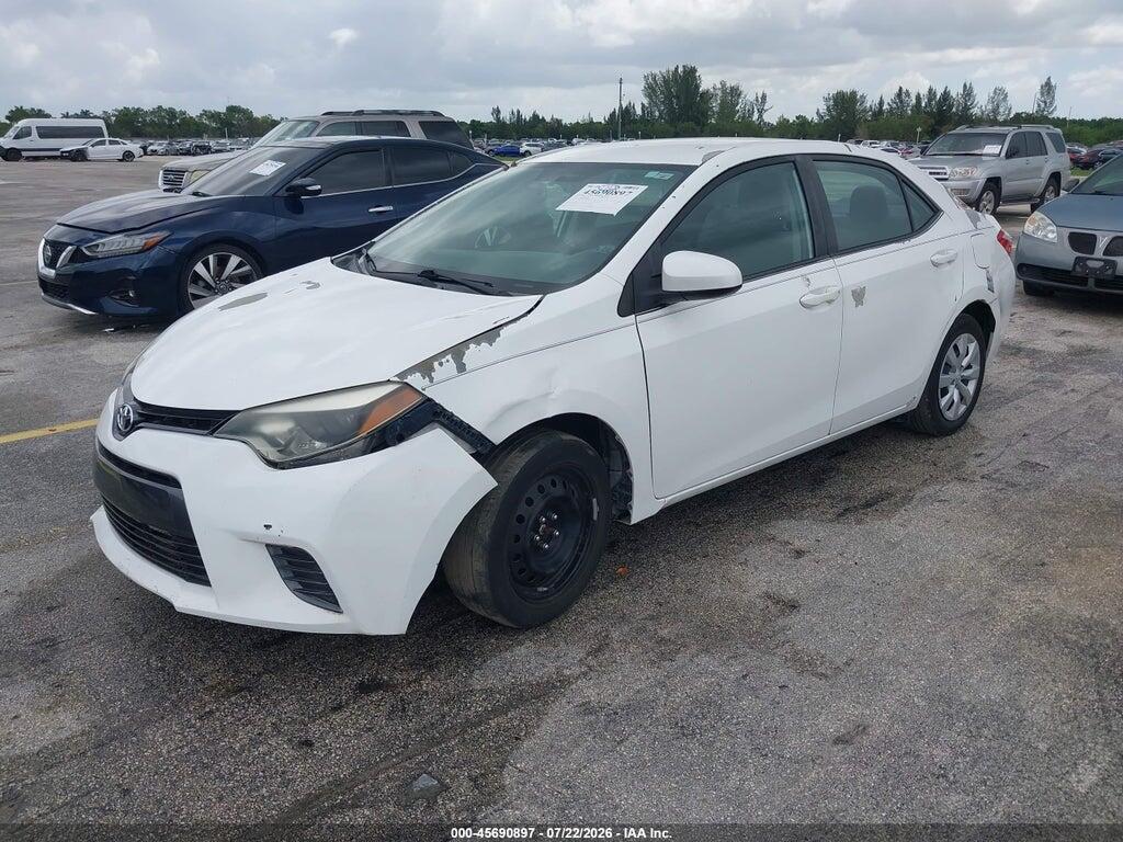 5YFBURHE6GP446591 2016 TOYOTA COROLLA photo no. 2