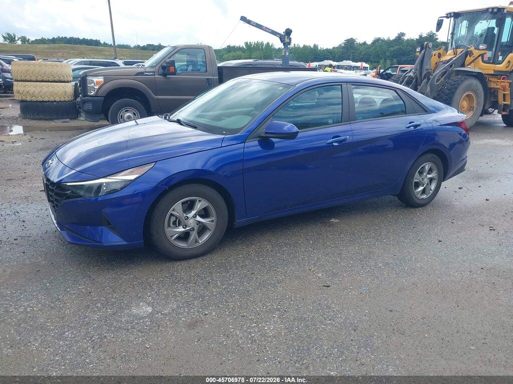 5NPLL4AG6MH044195 2021 HYUNDAI ELANTRA photo no. 2