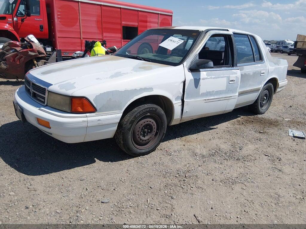 1B3XA46K6MF669552 1991 DODGE SPIRIT photo no. 2