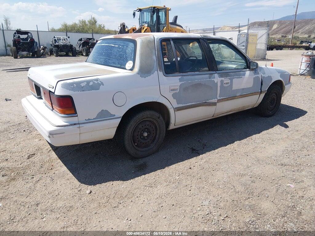 1B3XA46K6MF669552 1991 DODGE SPIRIT photo no. 4