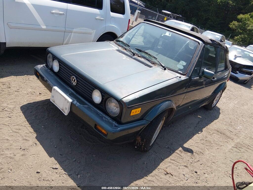 WVWEB5157MK009473 1991 VOLKSWAGEN CABRIOLET photo no. 2