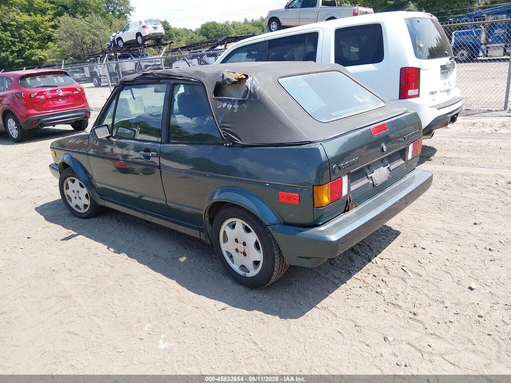 WVWEB5157MK009473 1991 VOLKSWAGEN CABRIOLET photo no. 3