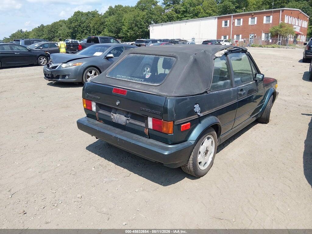 WVWEB5157MK009473 1991 VOLKSWAGEN CABRIOLET photo no. 4