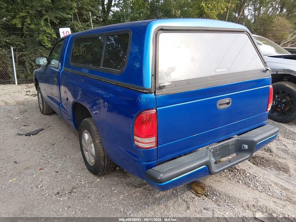 1B7FL26X2XS258181 1999 DODGE DAKOTA photo no. 3