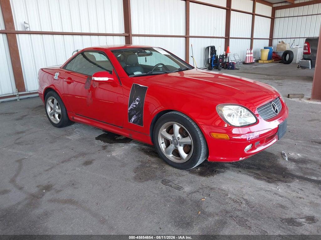2001 MERCEDES-BENZ SLK 320 WDBKK65F51F232335