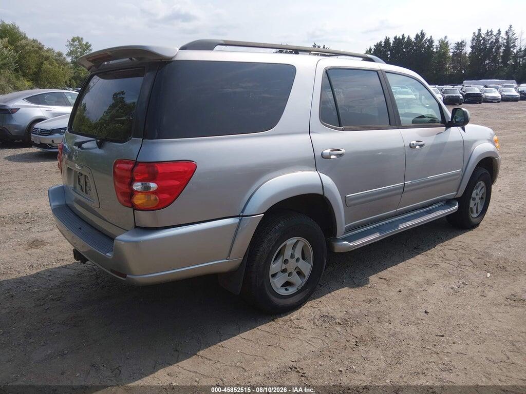5TDBT48A71S030079 2001 TOYOTA SEQUOIA photo no. 4