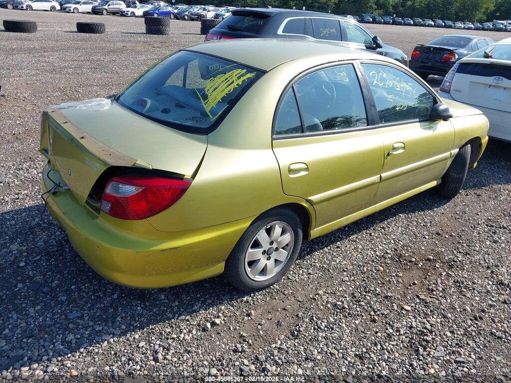 KNADC123816050274 2001 KIA RIO photo no. 4