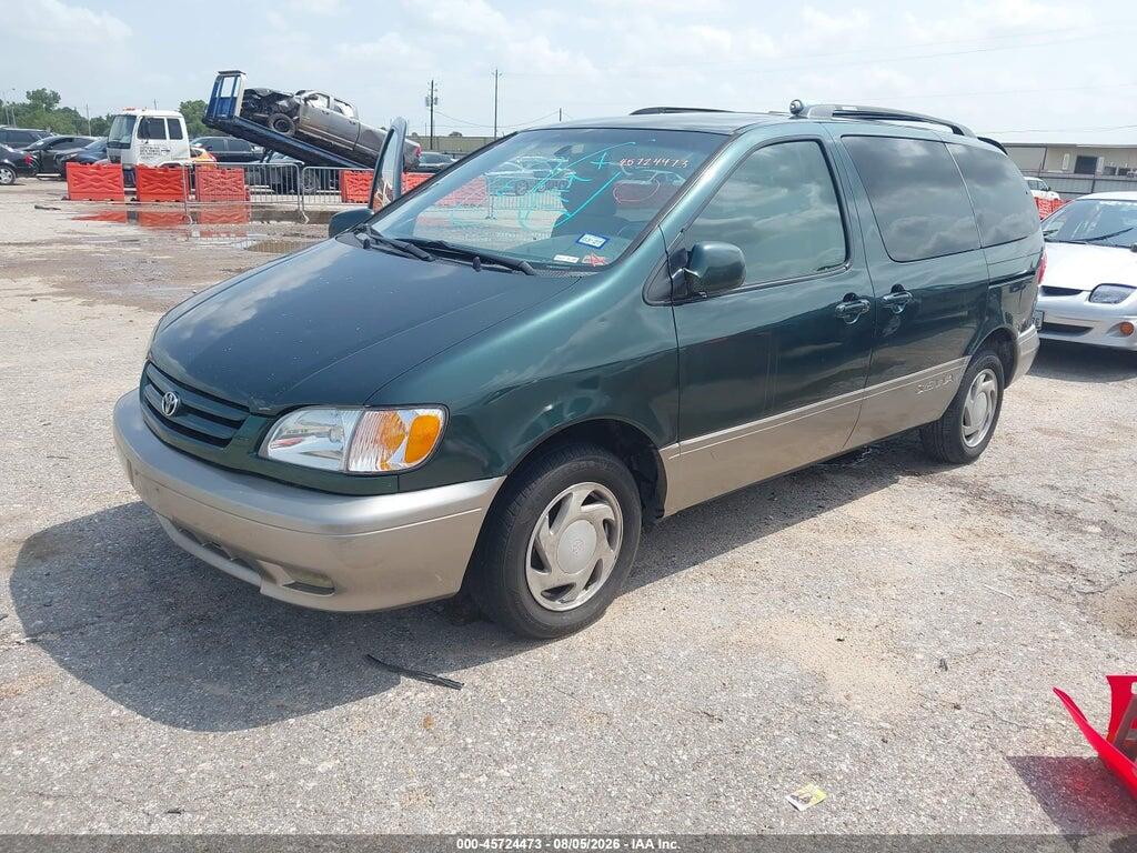 4T3ZF13C72U418569 2002 TOYOTA SIENNA photo no. 2