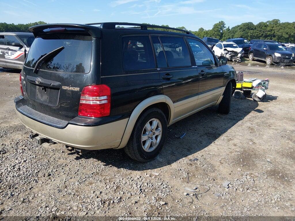 JTEGF21A320045478 2002 TOYOTA HIGHLANDER photo no. 4