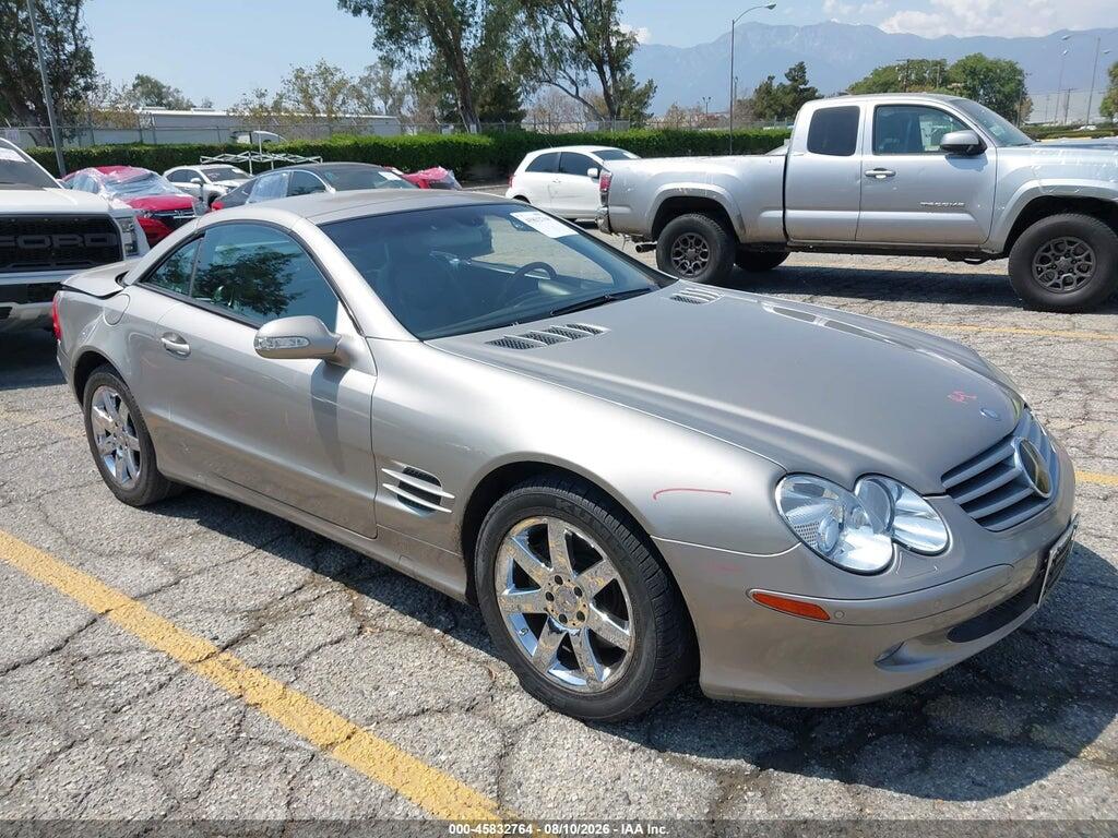 2003 MERCEDES-BENZ SL 500 WDBSK75F63F028314