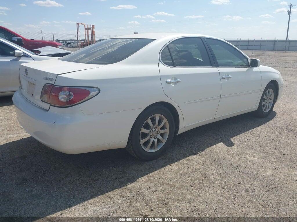 JTHBF30G530109336 2003 LEXUS ES 300 photo no. 4