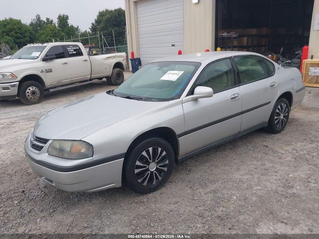 2G1WF52E749336487 2004 CHEVROLET IMPALA photo no. 2