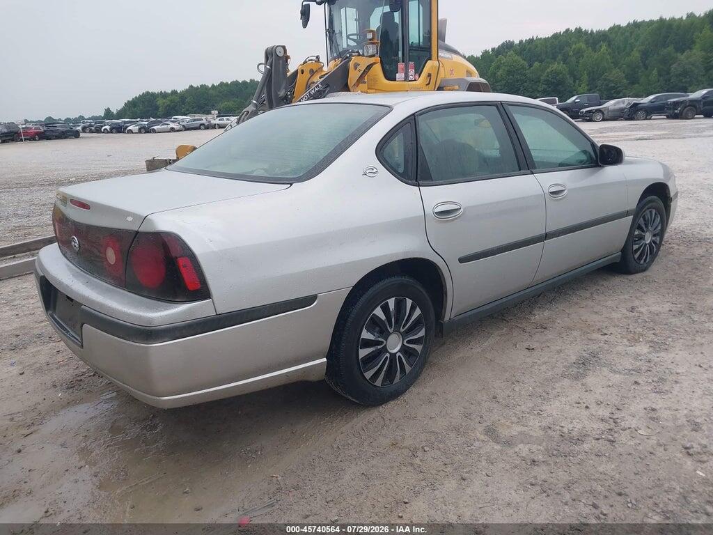 2G1WF52E749336487 2004 CHEVROLET IMPALA photo no. 4