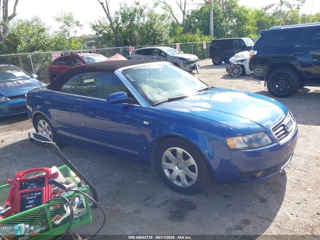 2004 AUDI A4 WAUAT48H54K009331