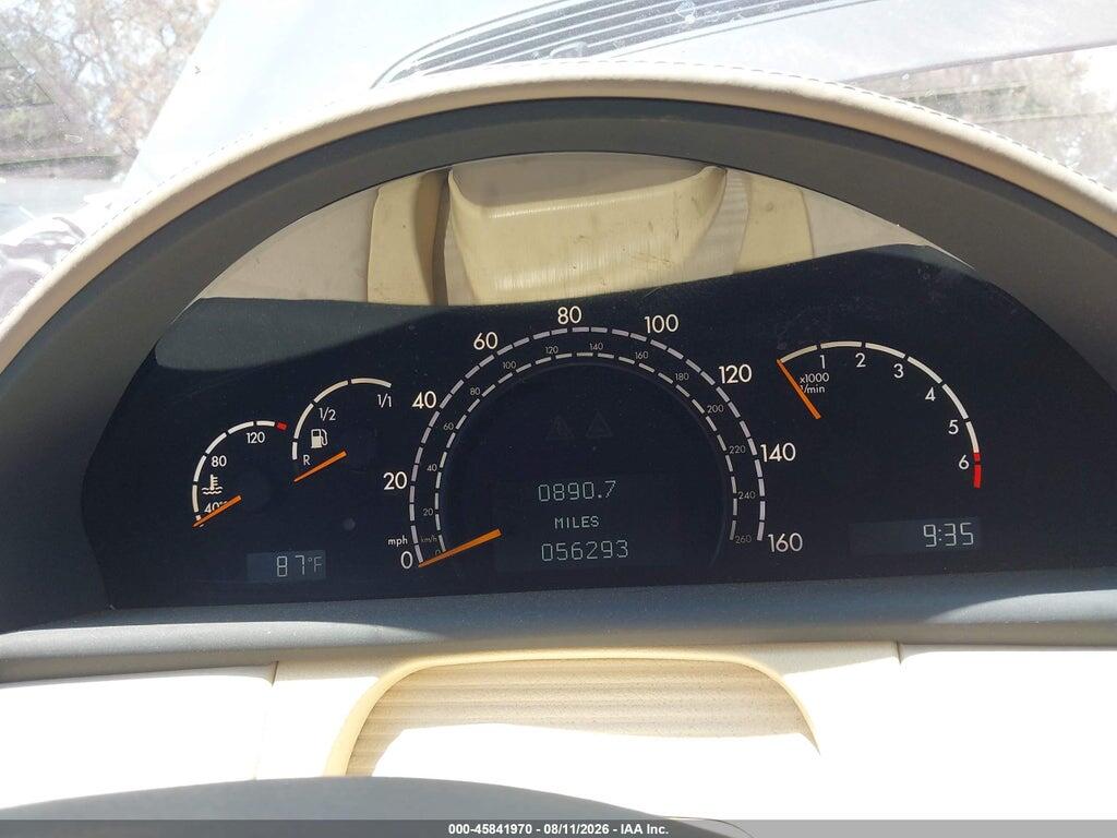 WDBPJ76J34A040043 2004 MERCEDES-BENZ CL 600 photo no. 7