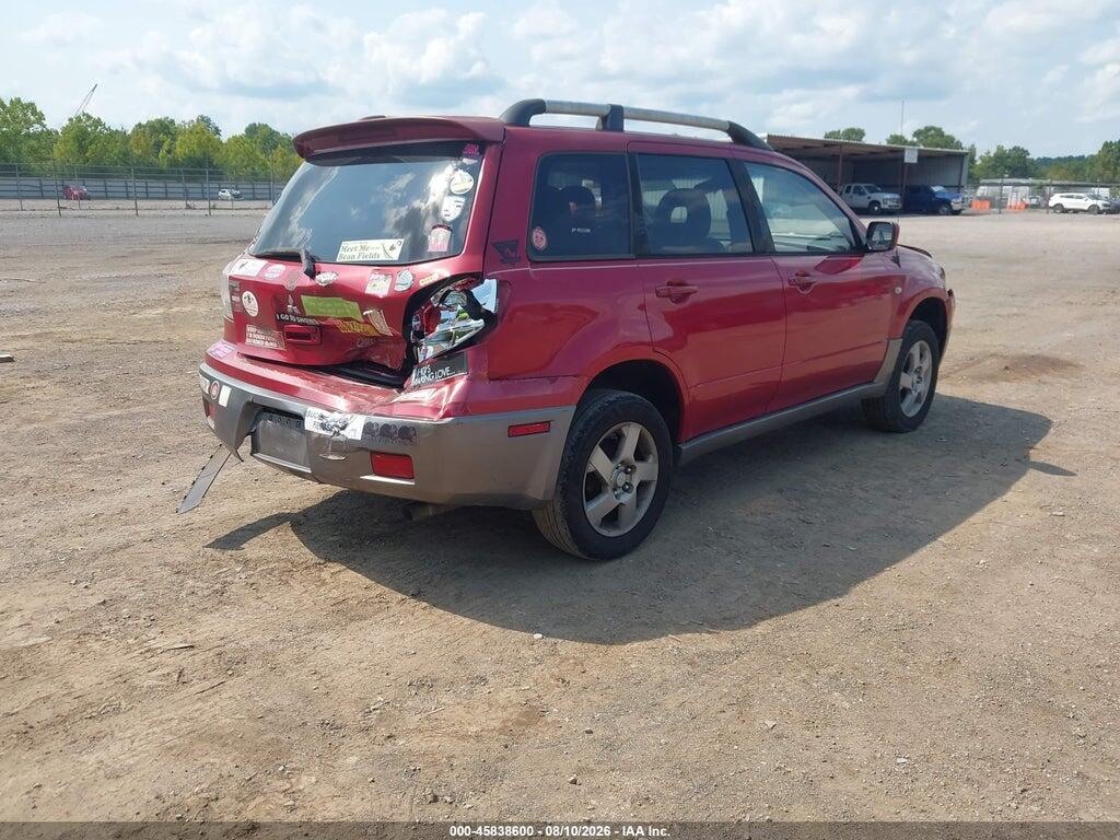 JA4LX41F14U053270 2004 MITSUBISHI OUTLANDER photo no. 4