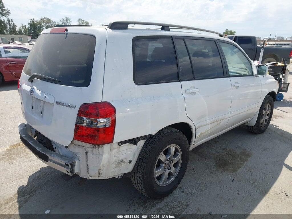 JTEGP21A650074040 2005 TOYOTA HIGHLANDER photo no. 4