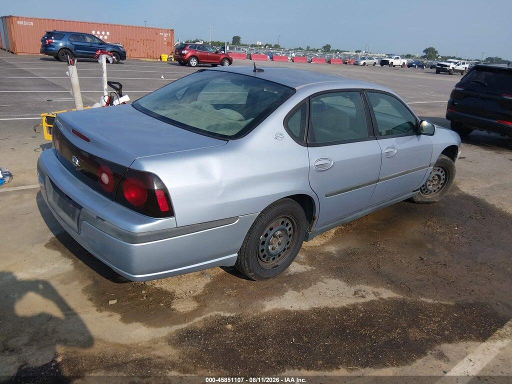 2G1WF52E359388183 2005 CHEVROLET IMPALA photo no. 4