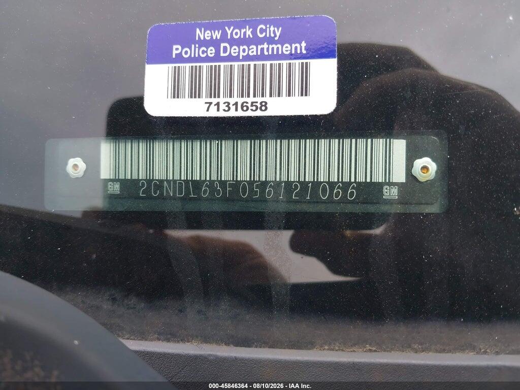 2CNDL63F056121066 2005 CHEVROLET EQUINOX photo no. 9