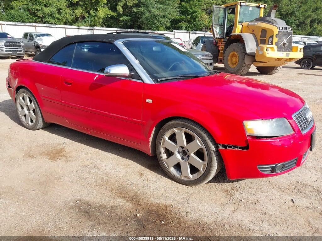 2005 AUDI S4 WUARL48H45K902178