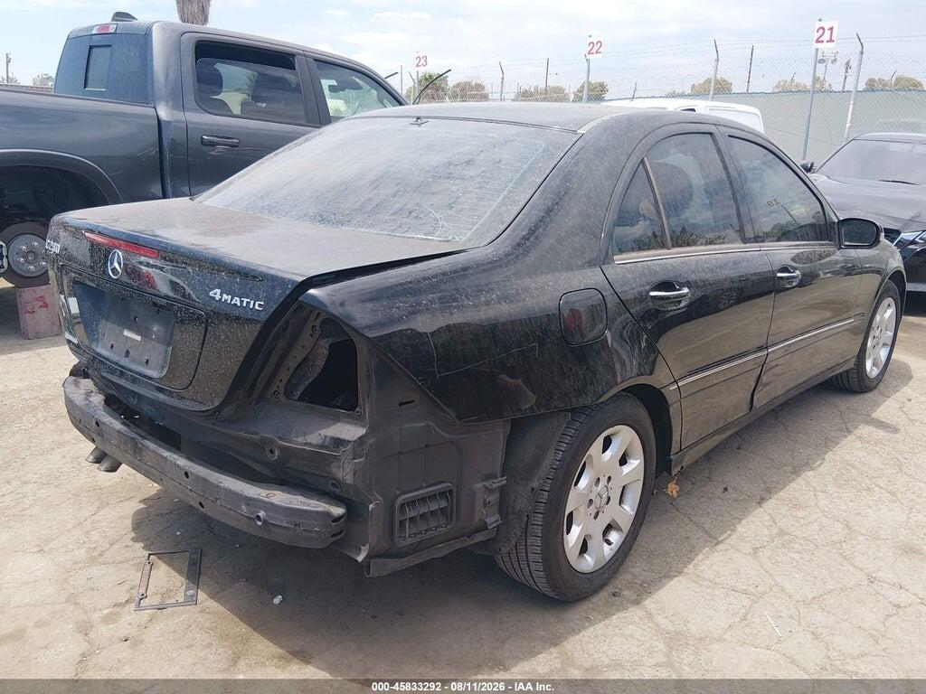 WDBRF54H96A833672 2006 MERCEDES-BENZ C 280 photo no. 4