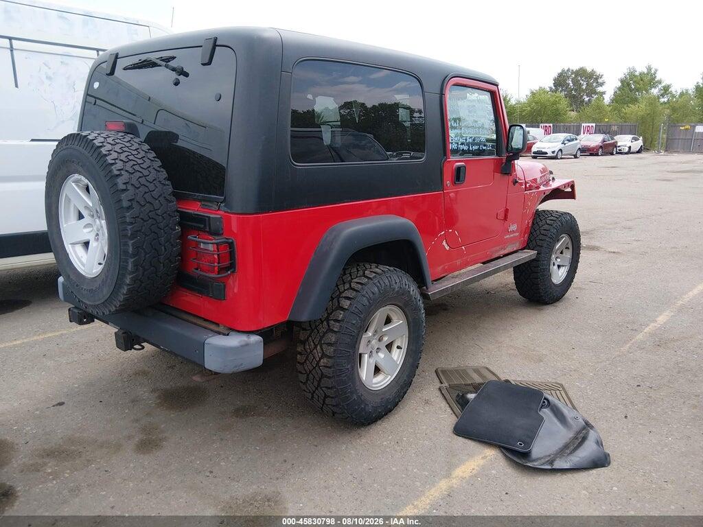 1J4FA64S46P730106 2006 JEEP WRANGLER photo no. 4