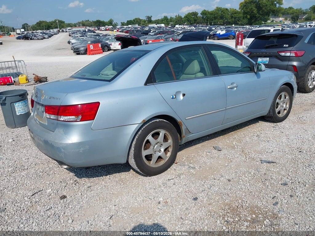 5NPEU46F26H092530 2006 HYUNDAI SONATA photo no. 4