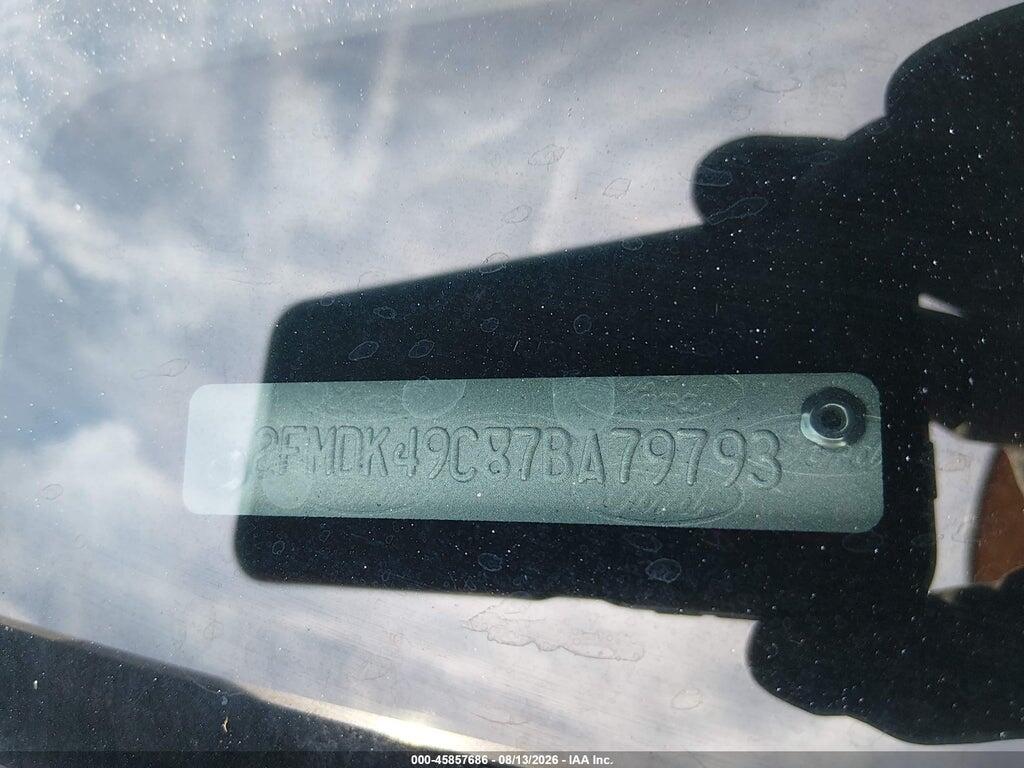2FMDK49C87BA79793 2007 FORD EDGE photo no. 9