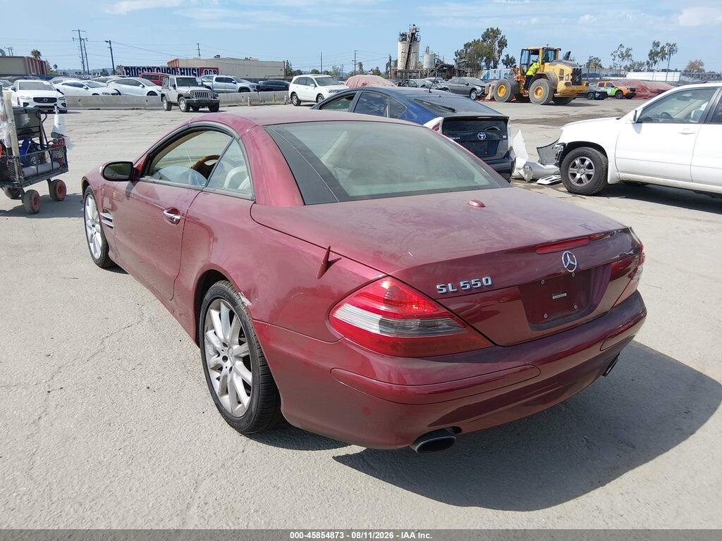 WDBSK71F47F129542 2007 MERCEDES-BENZ SL 550 photo no. 3