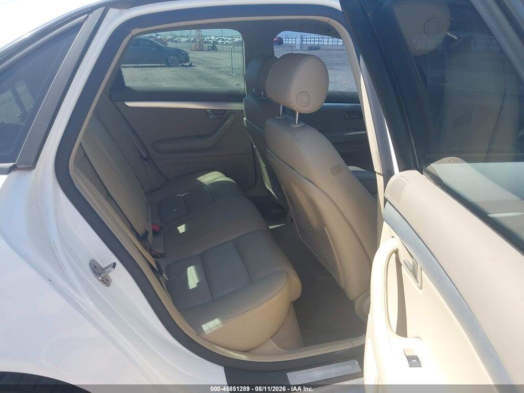 WAUDF78E17A103907 2007 AUDI A4 photo no. 8