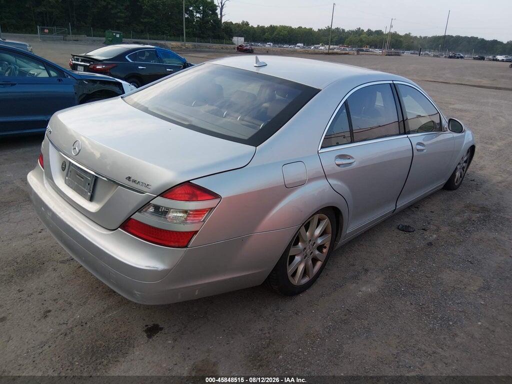 WDDNG86X37A147105 2007 MERCEDES-BENZ S 550 photo no. 4
