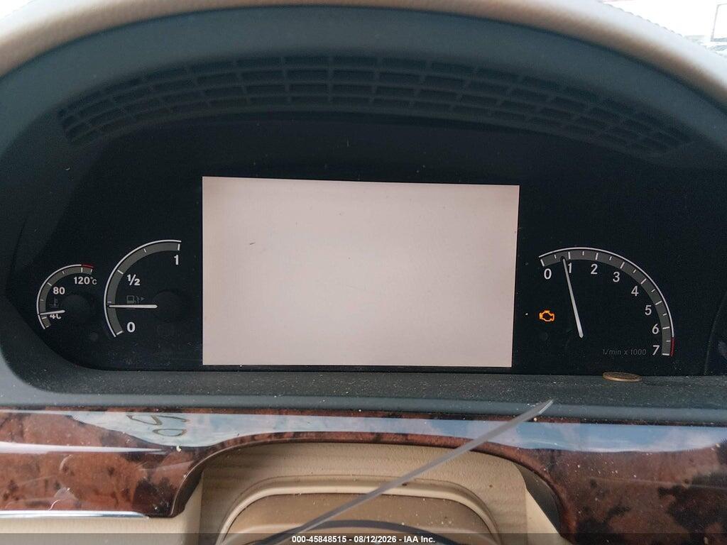 WDDNG86X37A147105 2007 MERCEDES-BENZ S 550 photo no. 7