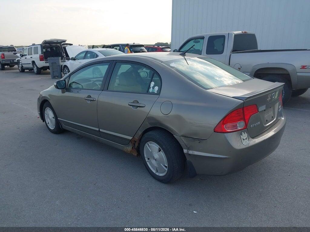 JHMFA36227S028610 2007 HONDA CIVIC HYBRID photo no. 3
