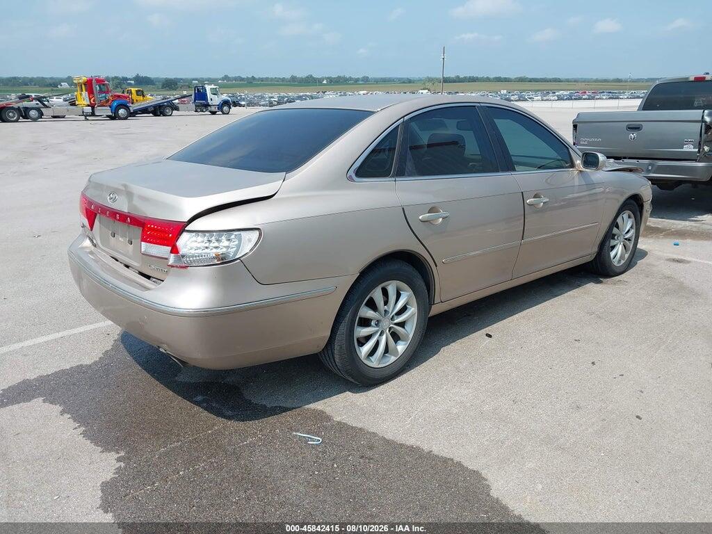 KMHFC46F67A179570 2007 HYUNDAI AZERA photo no. 4