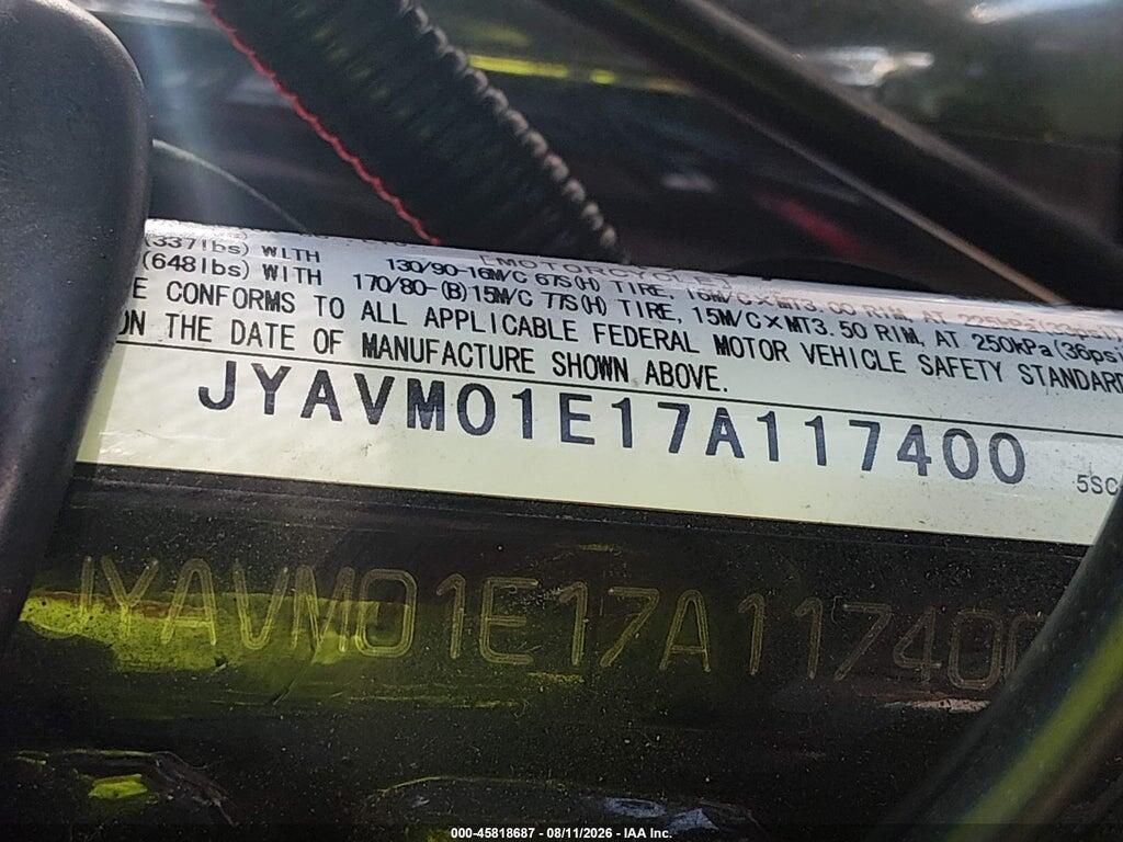 JYAVM01E17A117400 2007 YAMAHA XVS650 photo no. 10