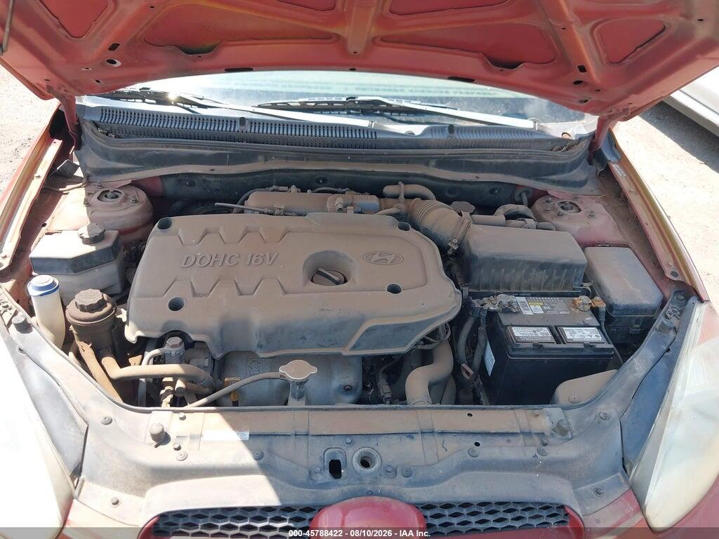 KMHCM36C18U063838 2008 HYUNDAI ACCENT photo no. 10