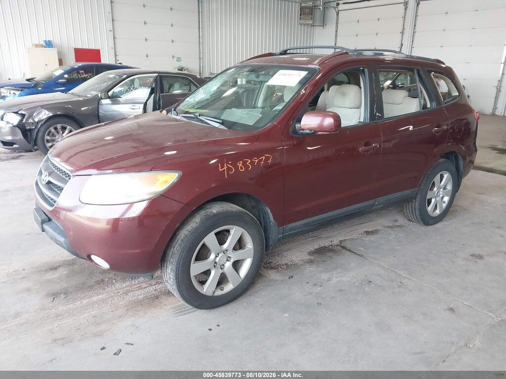 5NMSH73E48H210338 2008 HYUNDAI SANTA FE photo no. 2
