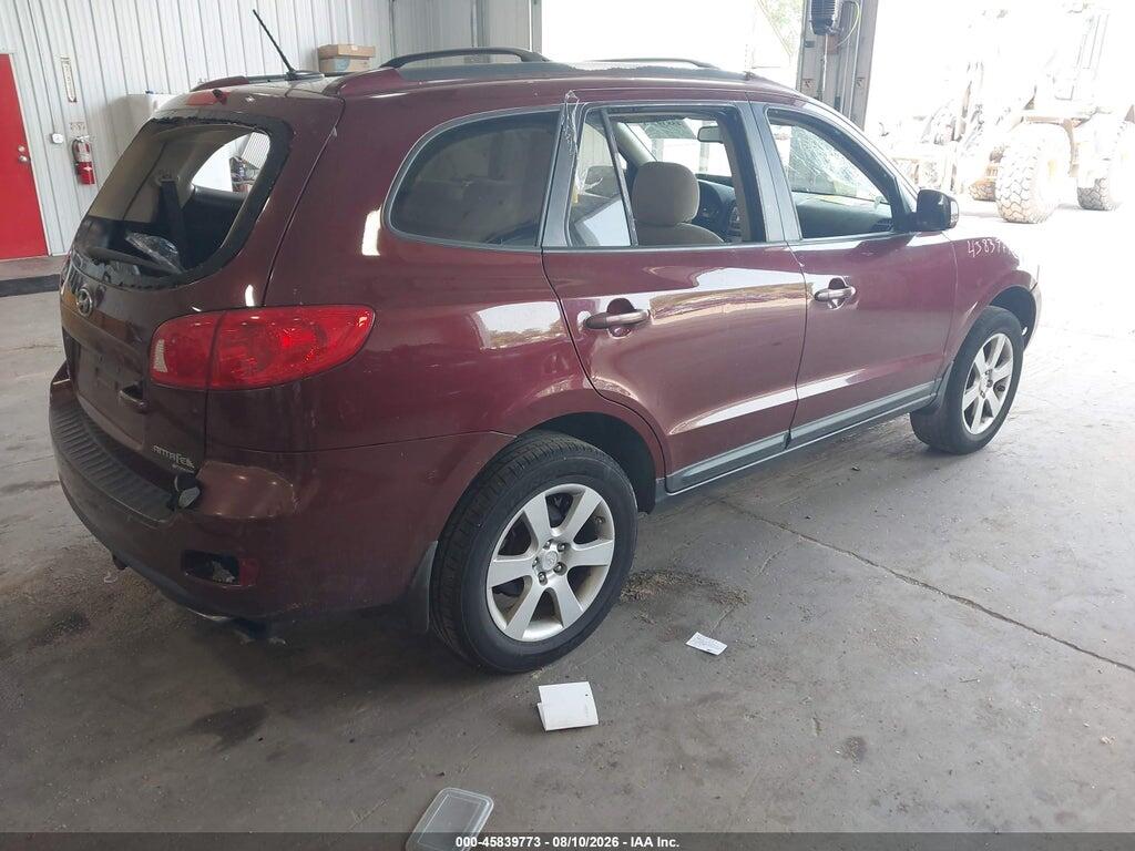 5NMSH73E48H210338 2008 HYUNDAI SANTA FE photo no. 4