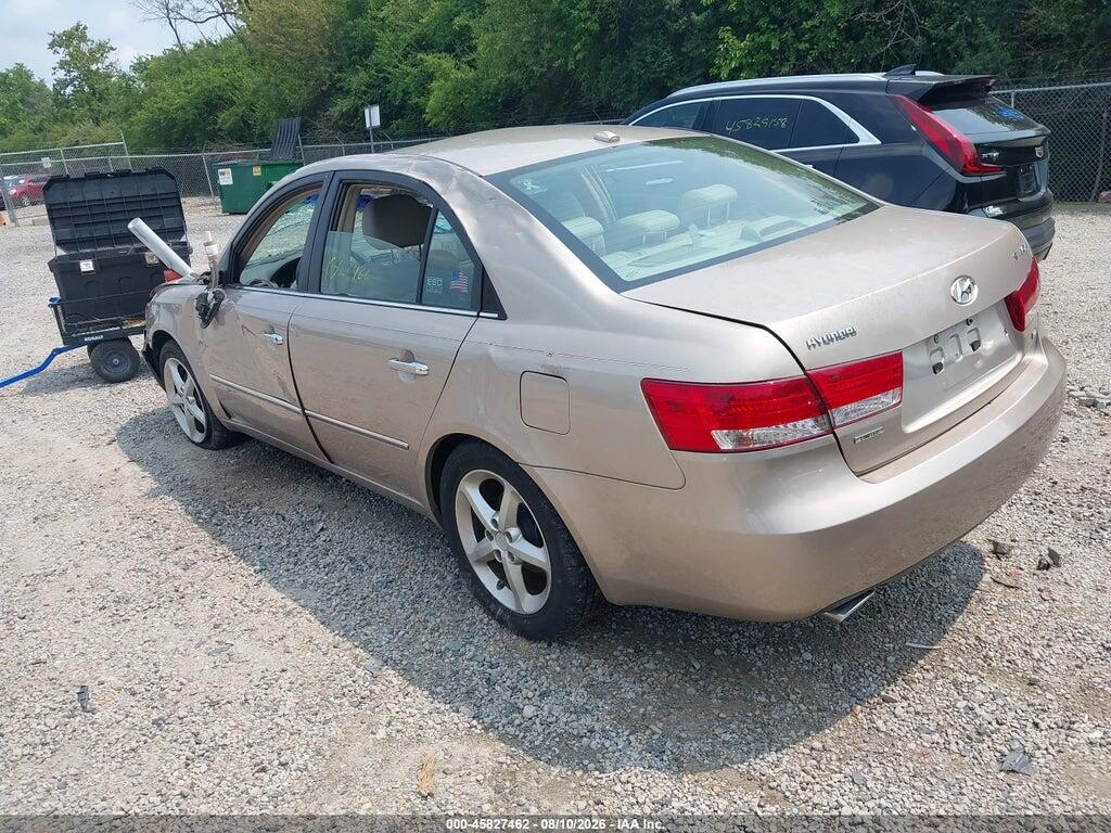 5NPEU46F28H315796 2008 HYUNDAI SONATA photo no. 3