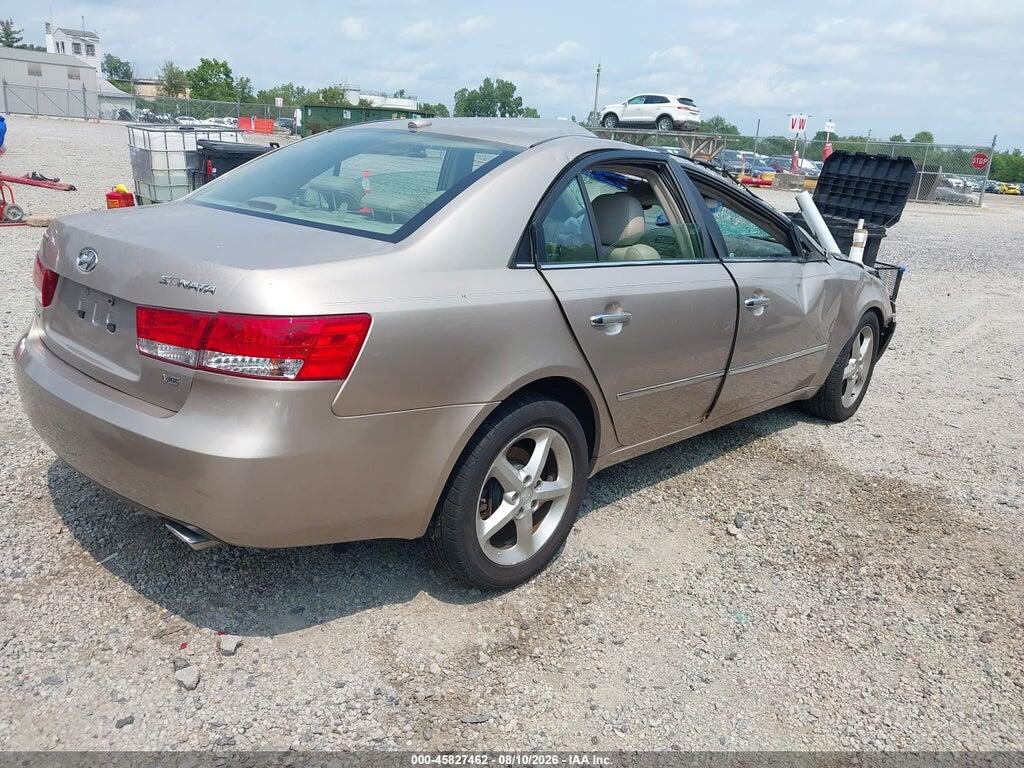 5NPEU46F28H315796 2008 HYUNDAI SONATA photo no. 4