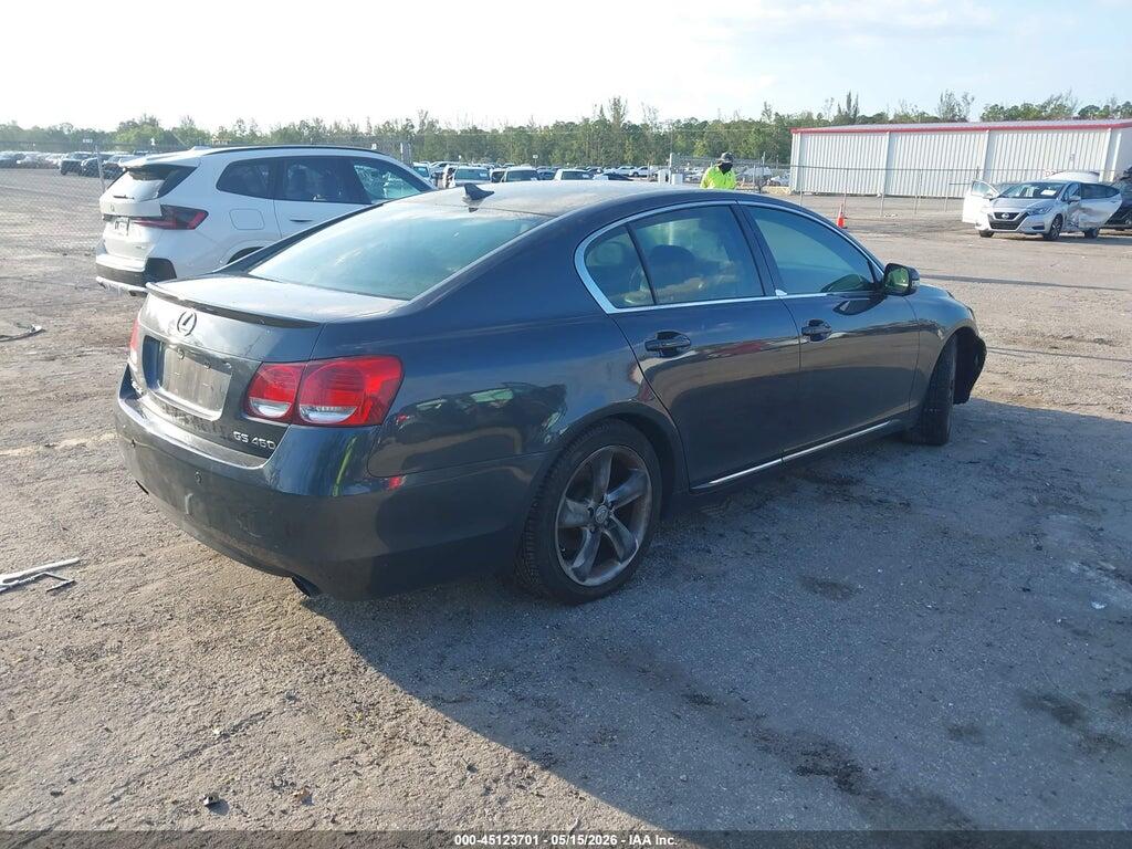JTHBL96S485001291 2008 LEXUS GS 460 photo no. 4
