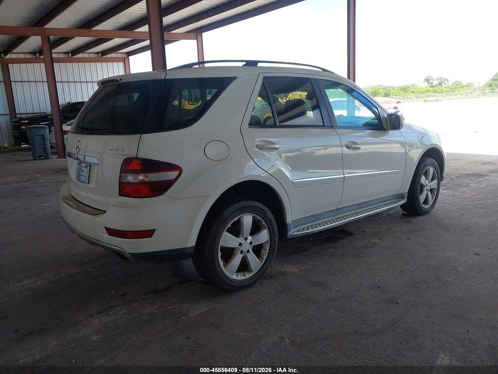4JGBB86E09A473792 2009 MERCEDES-BENZ ML 350 photo no. 4