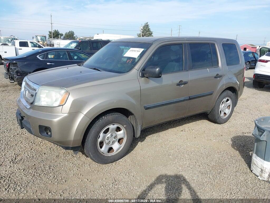5FNYF48239B031563 2009 HONDA PILOT photo no. 2