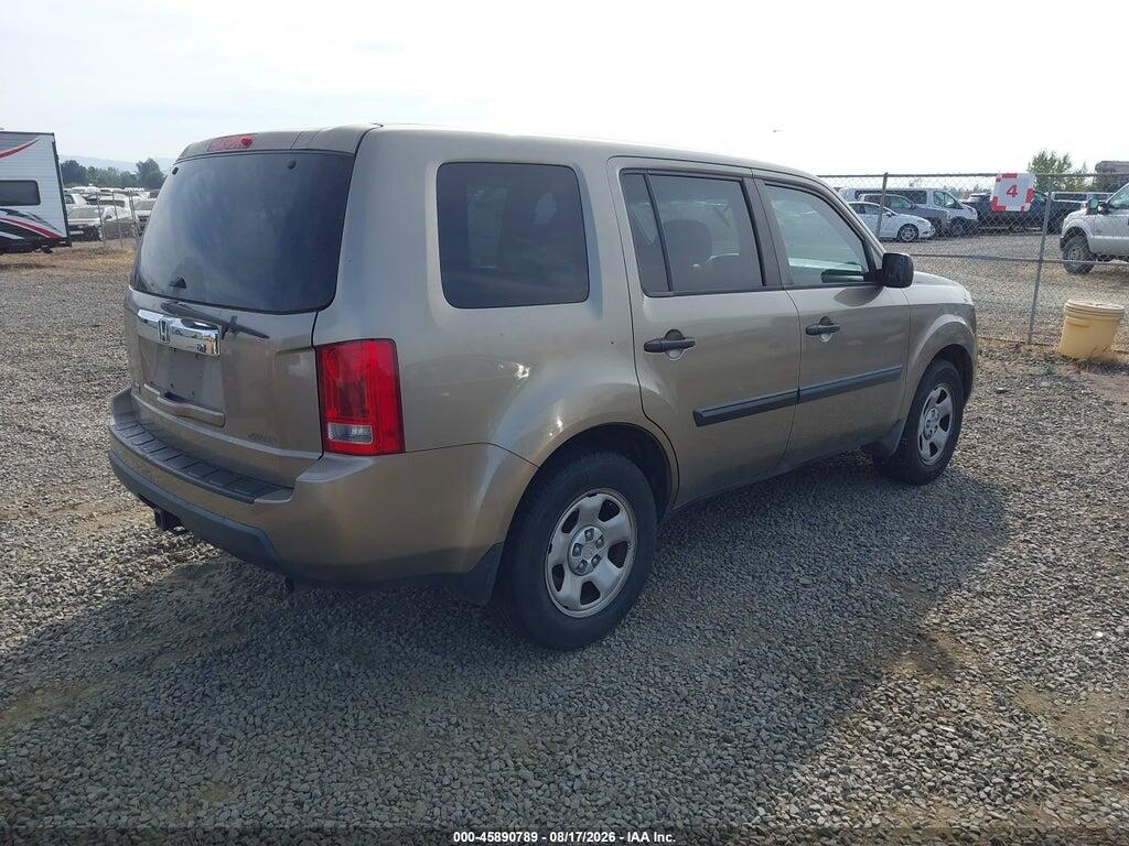 5FNYF48239B031563 2009 HONDA PILOT photo no. 4