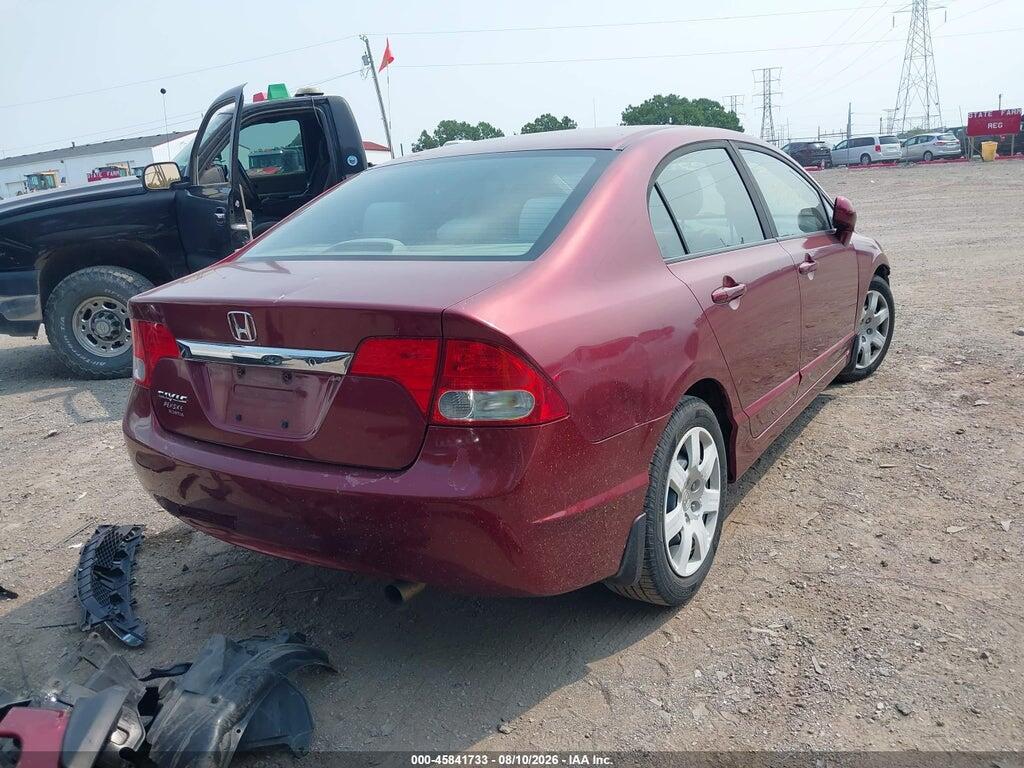 19XFA165X9E011169 2009 HONDA CIVIC photo no. 4